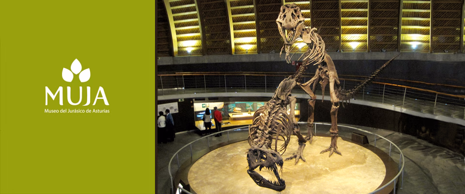 Dinosaurios en el Museo Jurásico de Asturias